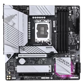Μητρική πλακέτα GIGABYTE B760M AORUS ELITE WIFI6E GEN5 — Micro ATX, LGA1700, DDR5 έως 5600MHz, 12+1+1 VRM, 2x PCIe4.0 M.2, Wi‑Fi 6E, 2.5 GbE