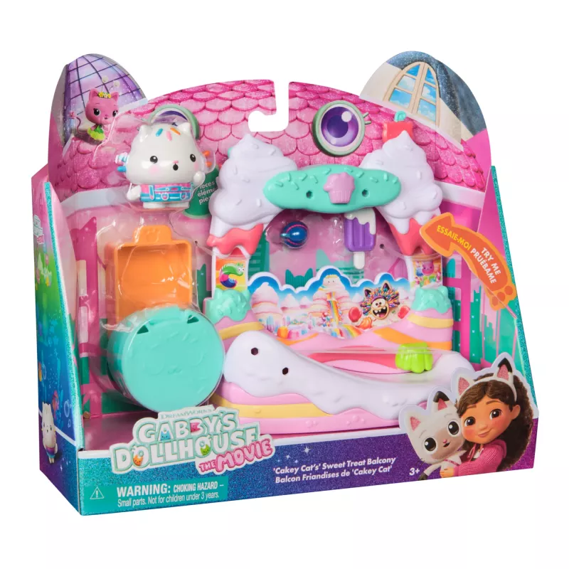 Φιγούρα δράσης Gabby's Dollhouse Cakey Cat's Süße-Leckereien-Balkon πολύχρωμο