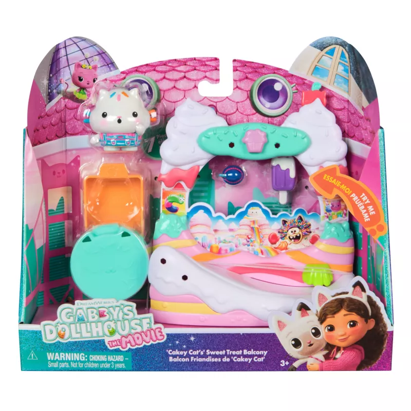 Φιγούρα δράσης Gabby's Dollhouse Cakey Cat's Süße-Leckereien-Balkon πολύχρωμο
