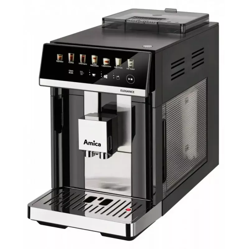 Amica Elegance CM 7011 μηχανή espresso, ατσάλινος μύλος, ενσωματωμένο σύστημα αφρίσματος γάλακτος