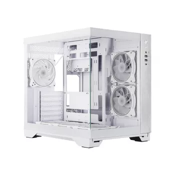 Κουτί υπολογιστή Chieftec GM-30W-TG-OP Cube λευκό