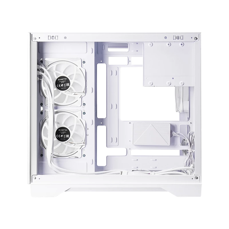 Κουτί υπολογιστή Chieftec GM-30W-TG-OP Cube λευκό