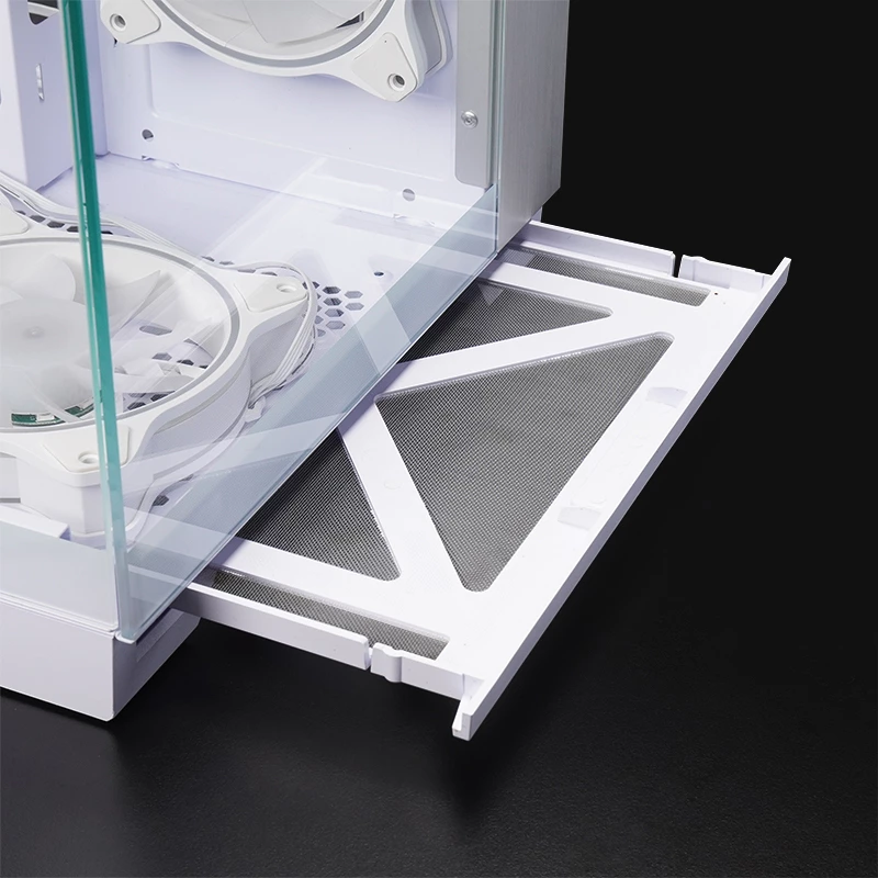 Κουτί υπολογιστή Chieftec GM-30W-TG-OP Cube λευκό