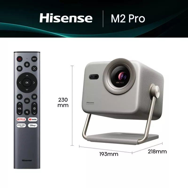 Hisense M2 Pro UHD 4K (3840x2160) 3D γκρι