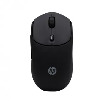 HP 400 Quiet Μαύρο Ασύρματο ποντίκι, αμφιδέξιο, RF Wireless + Bluetooth, 6000 DPI, Μαύρο