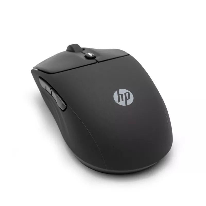 HP 400 Quiet Μαύρο Ασύρματο ποντίκι, αμφιδέξιο, RF Wireless + Bluetooth, 6000 DPI, Μαύρο