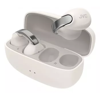 JVC HA-NP1T Headset True Wireless Stereo (TWS) Ear-Clip-On Κλήσεις/Μουσική USB Type-C Bluetooth Ασημί, Λευκό