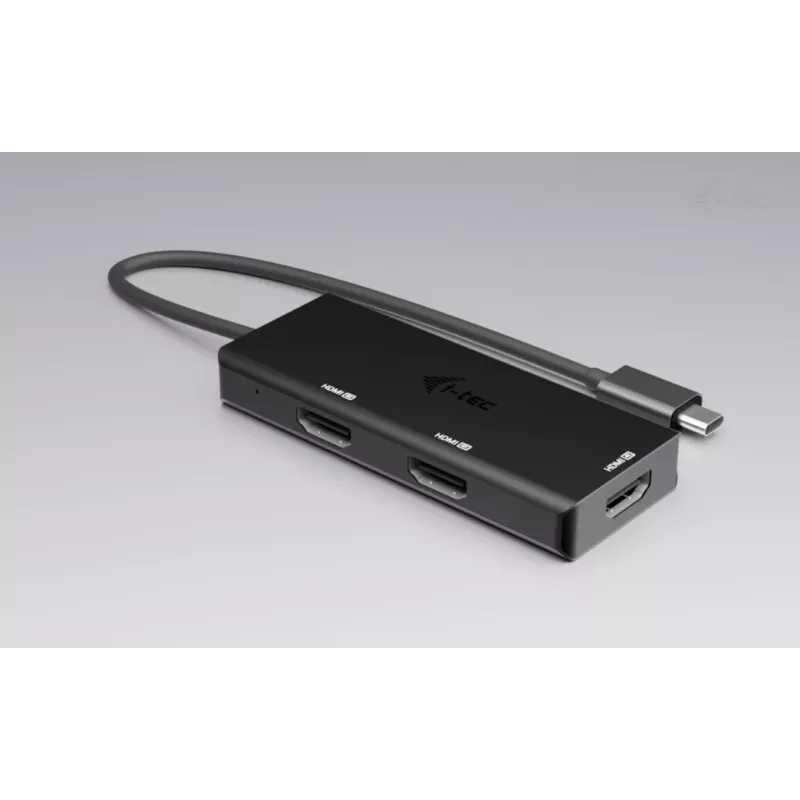 i-tec USB-C Triple 4K HDMI Προσαρμογέας βίντεο, Power Delivery 100W
