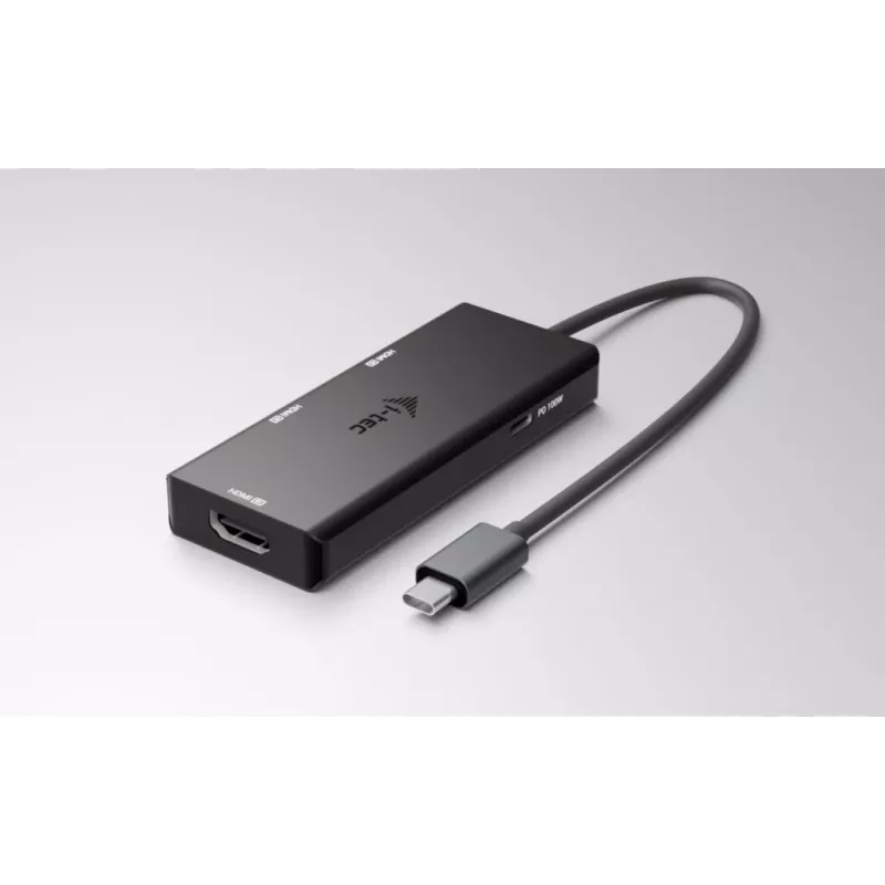 i-tec USB-C Triple 4K HDMI Προσαρμογέας βίντεο, Power Delivery 100W