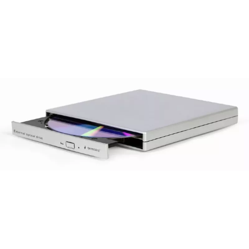 GEMBIRD Εξωτερικός οδηγός USB-DVD, Ασημί