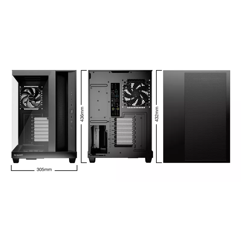 Κουτί υπολογιστή be quiet! Light Base 500 Midi Tower Μαύρο