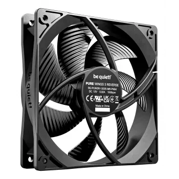 be quiet! Pure Wings 3 120mm | PWM Reverse Triple-Pack Ανεμιστήρας κουτιού υπολογιστή 12 cm Μαύρο 3 τεμ.