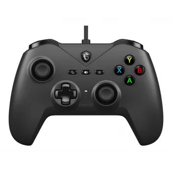 Χειριστήριο gaming MSI FORCE GC200 μαύρο USB gamepad αναλογικό / ψηφιακό Android, PC