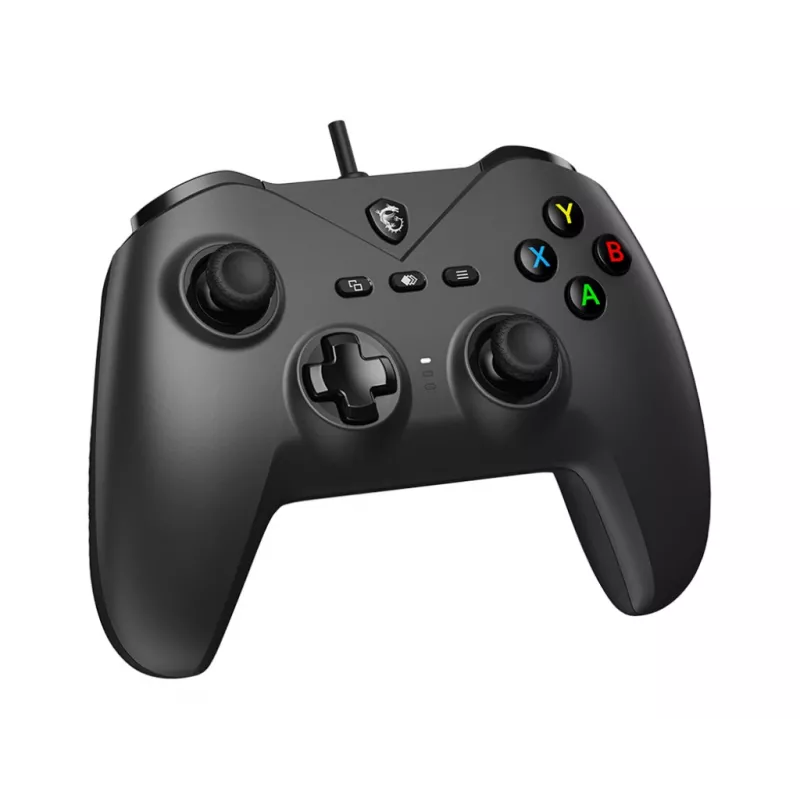 Χειριστήριο gaming MSI FORCE GC200 μαύρο USB gamepad αναλογικό / ψηφιακό Android, PC