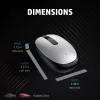 HP 240 μαύρο ποντίκι Bluetooth, αμφίχειρο, οπτικό, Bluetooth, 1600 DPI, μαύρο