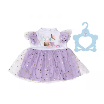 Φόρεμα κούκλας ZAPF BABY born μωβ Tutu φόρεμα για κούκλες 43 cm, ύφασμα, πολύχρωμο, πτυσσόμενο, ηλικία 3+