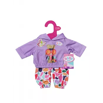Σετ ρούχων κούκλας ZAPF BABY born Hoodie Outfit για κούκλες 43 cm, πολύχρωμο, συνιστώμενη ηλικία 3+