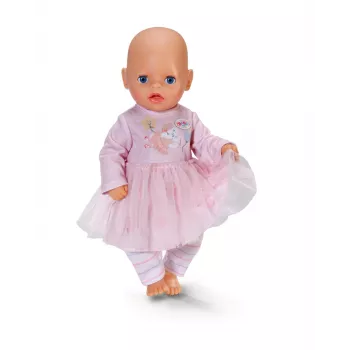 Σετ ρούχων κούκλας ZAPF BABY born φόρεμα Rose για κούκλες 36 cm, πολύχρωμο, πτυσσόμενο, ηλικία 1+