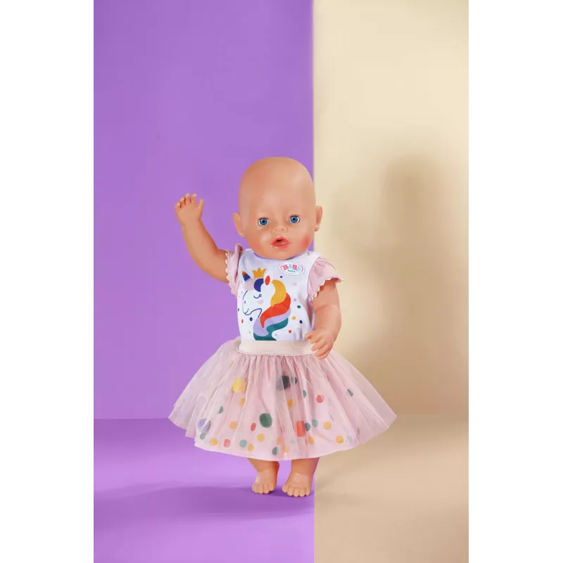 BABY born Tutu φόρεμα μονόκερου 43cm φόρεμα κούκλας