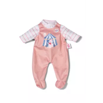 Ολόσωμη φόρμα κούκλας ZAPF BABY born Romper Apricot για κούκλες 36 cm, ύφασμα, πολύχρωμο, πτυσσόμενο, ηλικία 1+