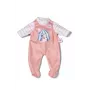Ολόσωμη φόρμα κούκλας ZAPF BABY born Romper Apricot για κούκλες 36 cm, ύφασμα, πολύχρωμο, πτυσσόμενο, ηλικία 1+