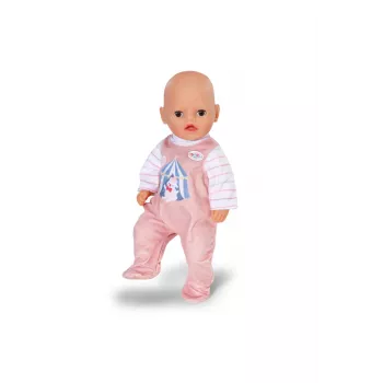 Ολόσωμη φόρμα κούκλας ZAPF BABY born Romper Apricot για κούκλες 36 cm, ύφασμα, πολύχρωμο, πτυσσόμενο, ηλικία 1+