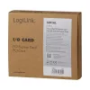 LogiLink PC0031 κάρτα διεπαφής PCIe, 2x σειριακές (COM)