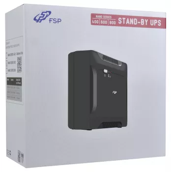 FSP Nano 600 UPS (Αδιάλειπτη παροχή ισχύος) Standby (Offline) 0,6 kVA 360 W 2 έξοδοι AC