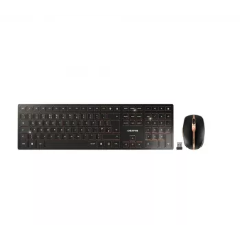 CHERRY DW 9100 schlank πληκτρολόγιο με ποντίκι Universal RF Wireless + Bluetooth QWERTY UK Αγγλικά μαύρο