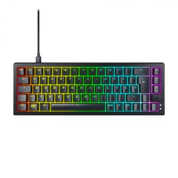 CHERRY K5V2 Compact πληκτρολόγιο Gaming USB QWERTZ Γερμανικό μαύρο 68 πλήκτρα RGB LED