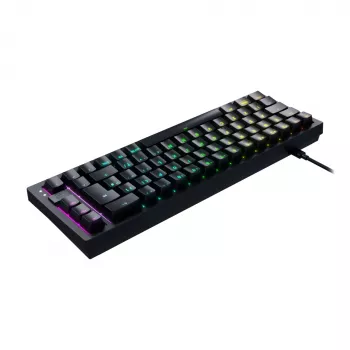 CHERRY K5V2 Compact πληκτρολόγιο Gaming USB QWERTZ Γερμανικό μαύρο 68 πλήκτρα RGB LED