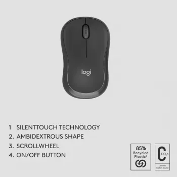 Logitech MK370 Combo for Business Ασύρματο Πληκτρολόγιο και Ποντίκι Full-size QWERTZ