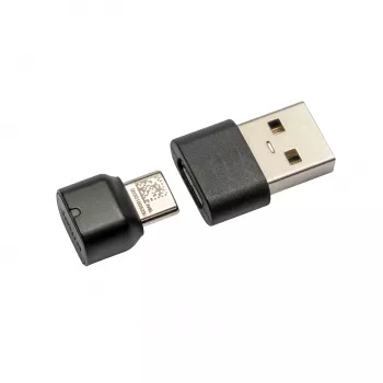 Προσαρμογέας USB-C Jabra 14208-38 Υποδοχή USB-C σε βύσμα USB-A μαύρο