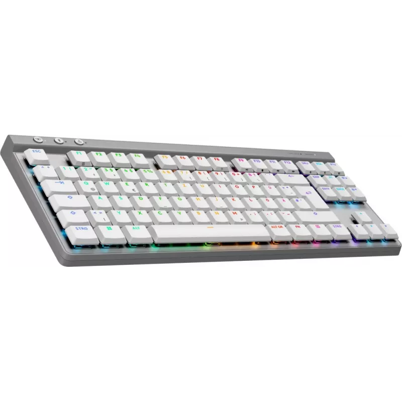 Ασύρματο gaming πληκτρολόγιο Logitech G515 LIGHTSPEED TKL, QWERTZ γερμανικό, λευκό