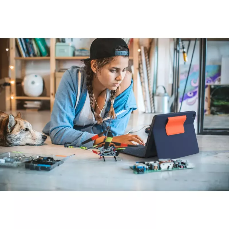 LOGITECH Rugged Combo 3 Touch - Μπλε - QWERTZ DE - EMEA