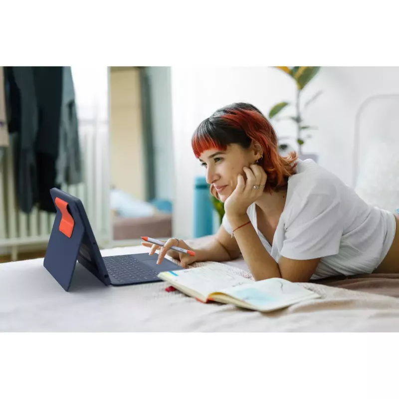 LOGITECH Rugged Combo 3 Touch - Μπλε - QWERTZ DE - EMEA