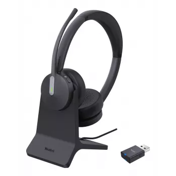 Yealink WH64 Hybrid Dual με Σταθμό Φόρτισης Teams Headset