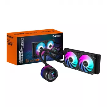 Ψύκτρα υγρής ψύξης all-in-one GIGABYTE AORUS WATERFORCE X II 240 2x120mm ARGB ανεμιστήρες