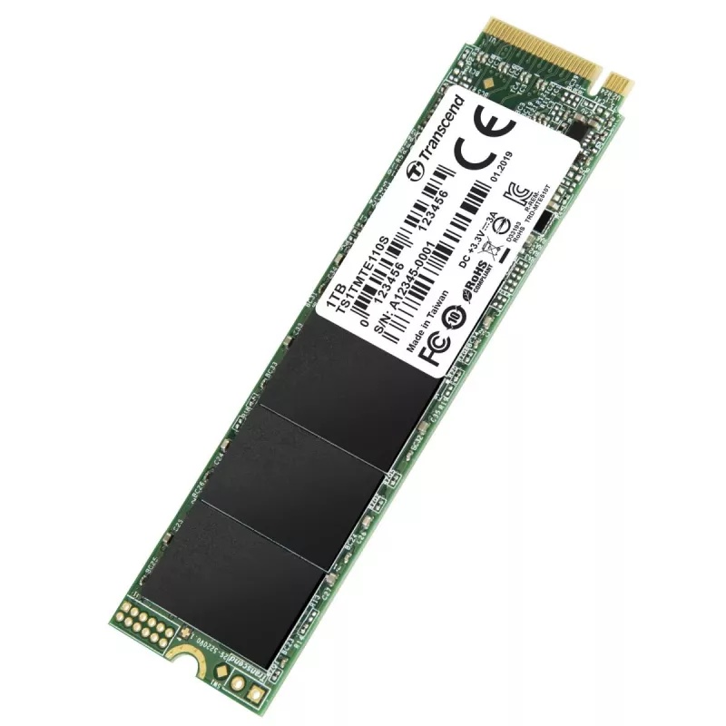 TRANSCEND SSD 110s 1TB M.2 2280 NVMe PCI-E GEN3 x4 διπλής όψης