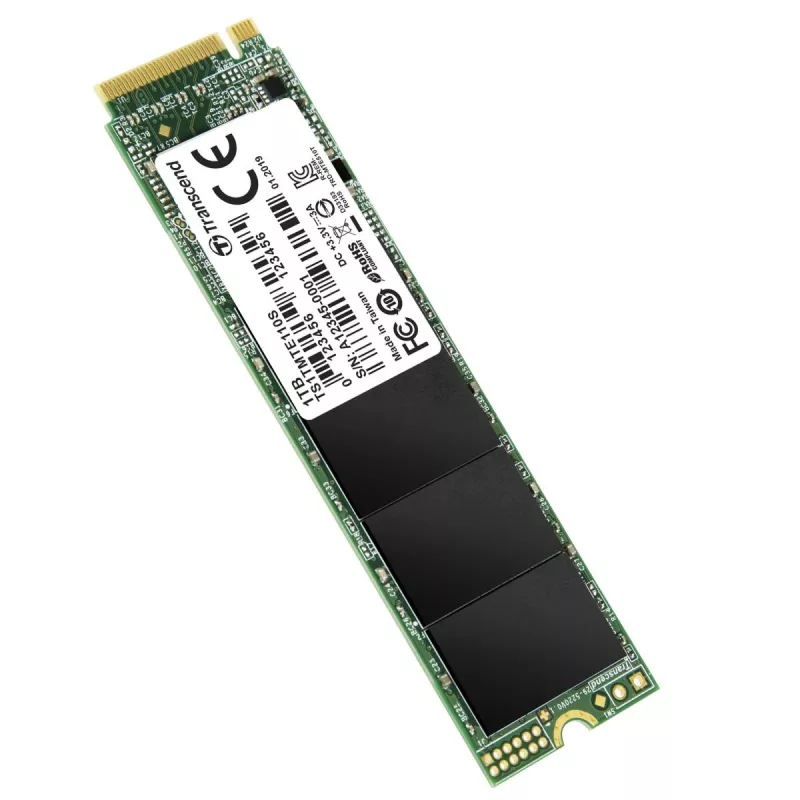 TRANSCEND SSD 110s 1TB M.2 2280 NVMe PCI-E GEN3 x4 διπλής όψης