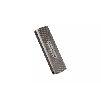 TRANSCEND SSD - Esd330c φορητός δίσκος - 2 TB - USB Type-C - σκούρο καφέ-γκρι