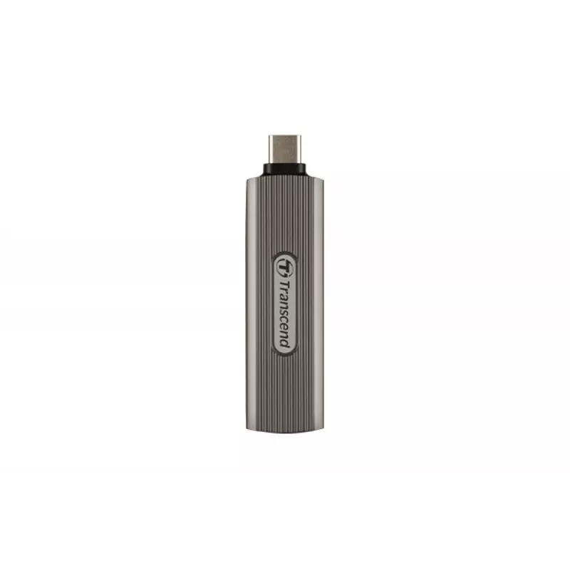 TRANSCEND SSD - Esd330c φορητός δίσκος - 2 TB - USB Type-C - σκούρο καφέ-γκρι