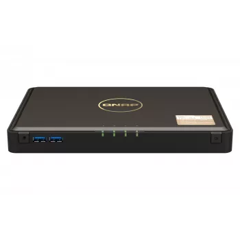 QNAP TBS-464 NAS Desktop Intel® Celeron® N5105 8 GB DDR4 0 TB QNAP Turbo System μαύρο