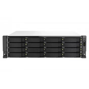 QNAP TS-H2287XU-RP NAS Rack (3U) Intel Xeon E E-2378 64 GB DDR4 0 TB QuTS hero Black, λευκό