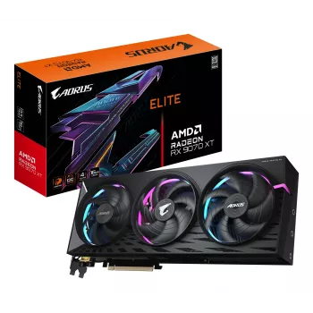 Κάρτα γραφικών GIGABYTE Radeon RX 9070 XT 16 GB GDDR6, PCIe 5.0, 256-Bit, 339×136×59 mm