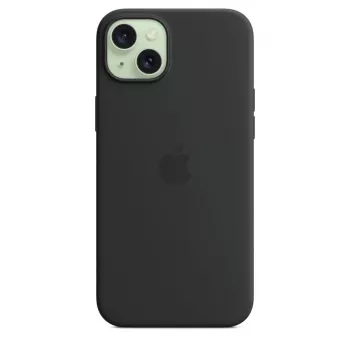 Θήκη Apple iPhone 15 Plus Silicone Case με MagSafe Μαύρο