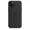 Θήκη Apple iPhone 15 Plus Silicone Case με MagSafe Μαύρο