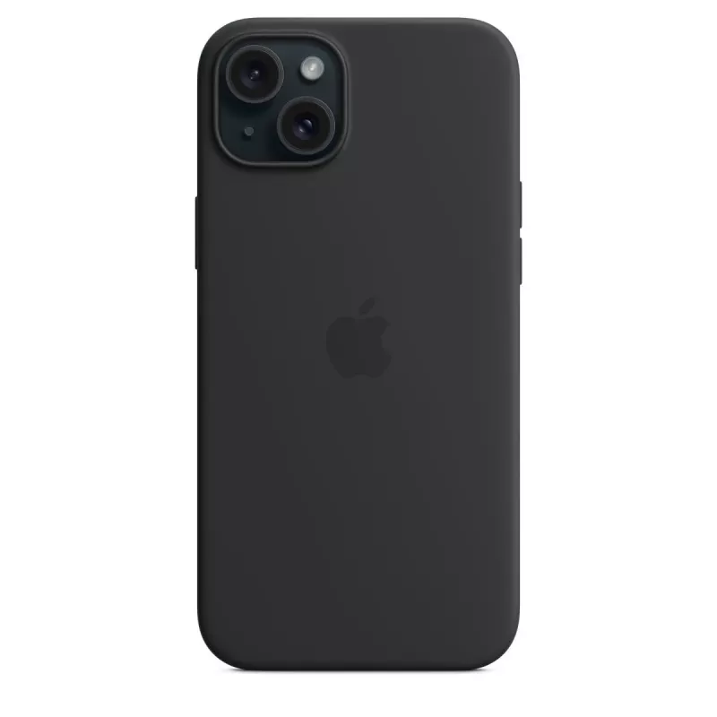 Θήκη Apple iPhone 15 Plus Silicone Case με MagSafe Μαύρο