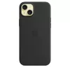 Θήκη Apple iPhone 15 Plus Silicone Case με MagSafe Μαύρο