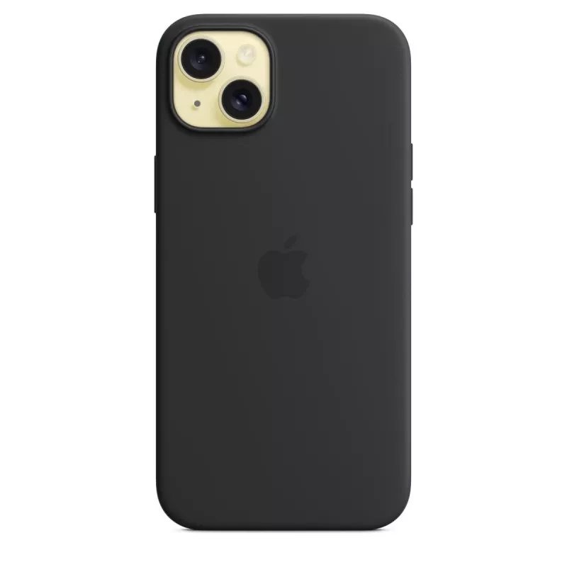 Θήκη Apple iPhone 15 Plus Silicone Case με MagSafe Μαύρο
